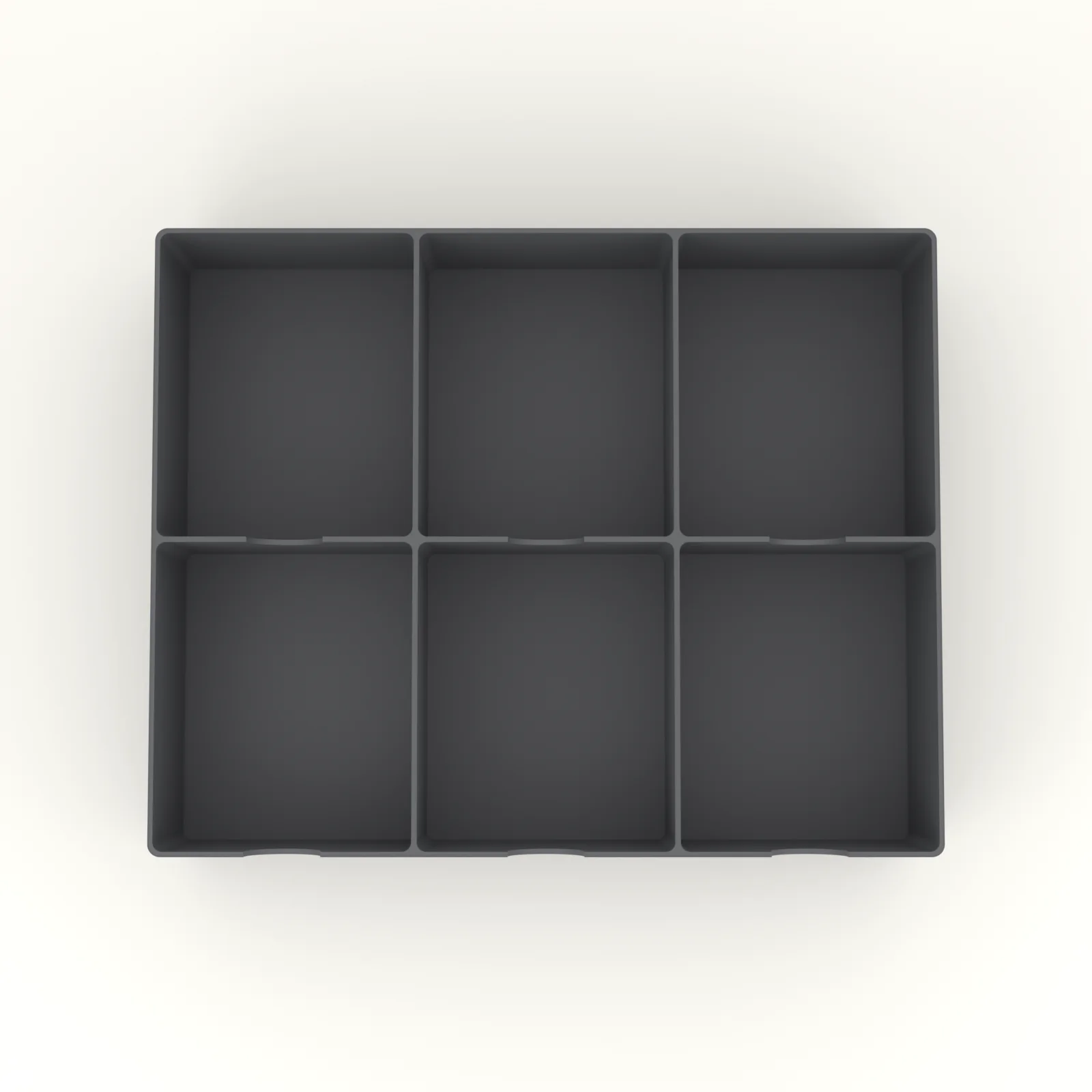 Two keyed sections of a large insert joined together