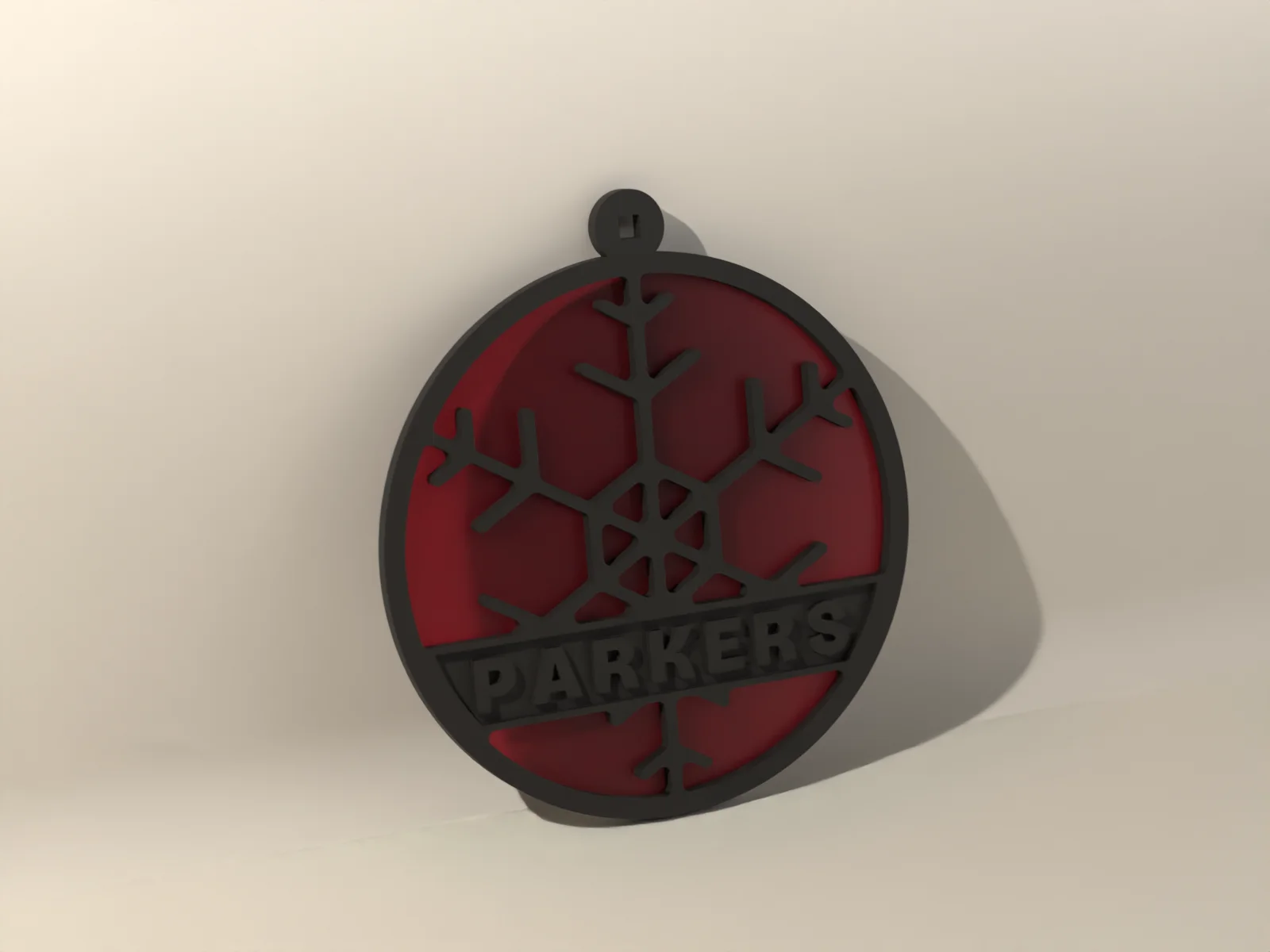 Stained Glass Ornament and Suncatcher, render