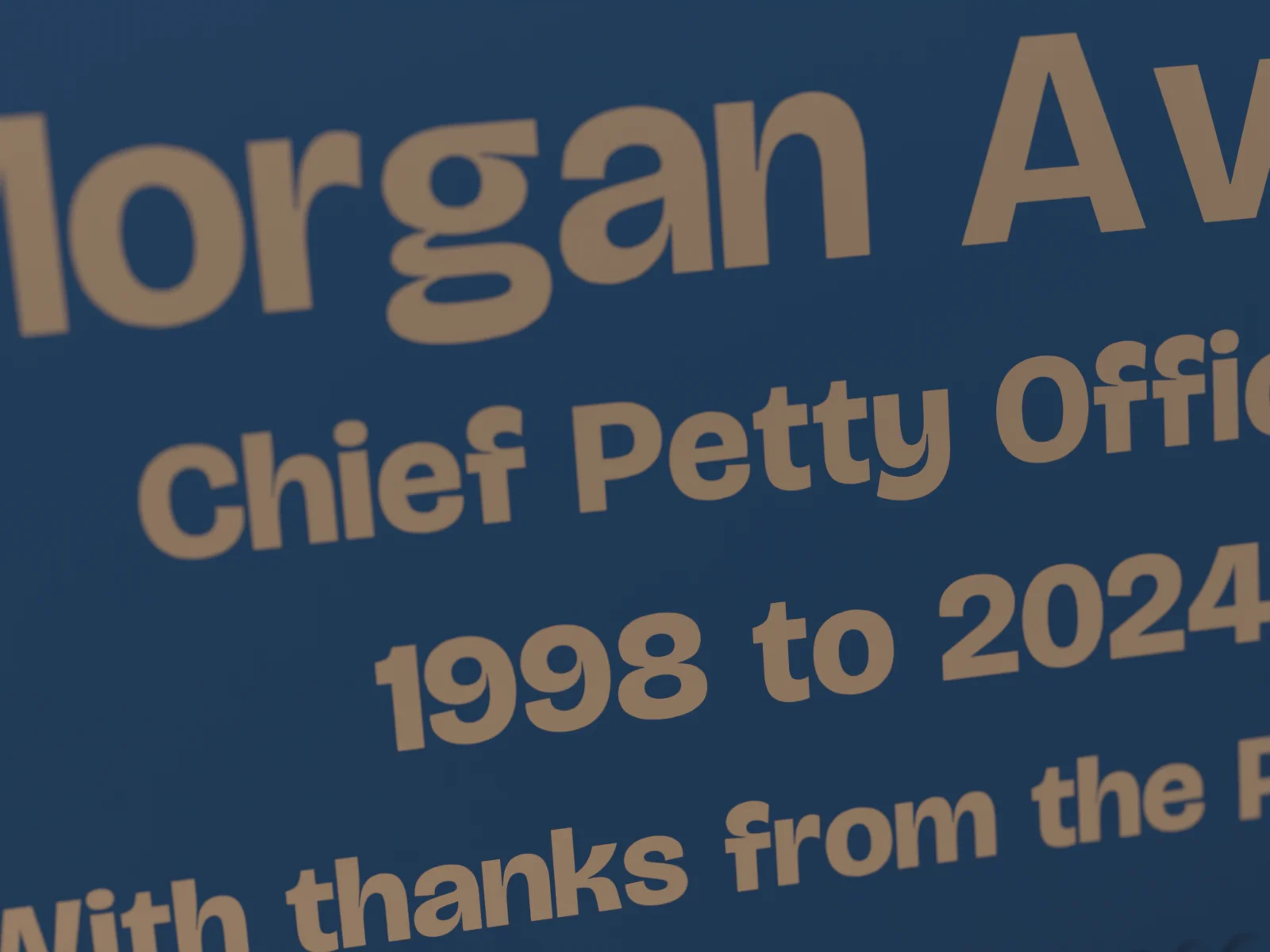 Service Plaque, view 3