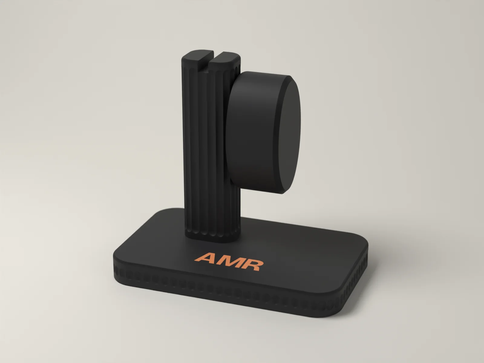 Watch stand from the side, the pillow joined to the column through a square keyway socket